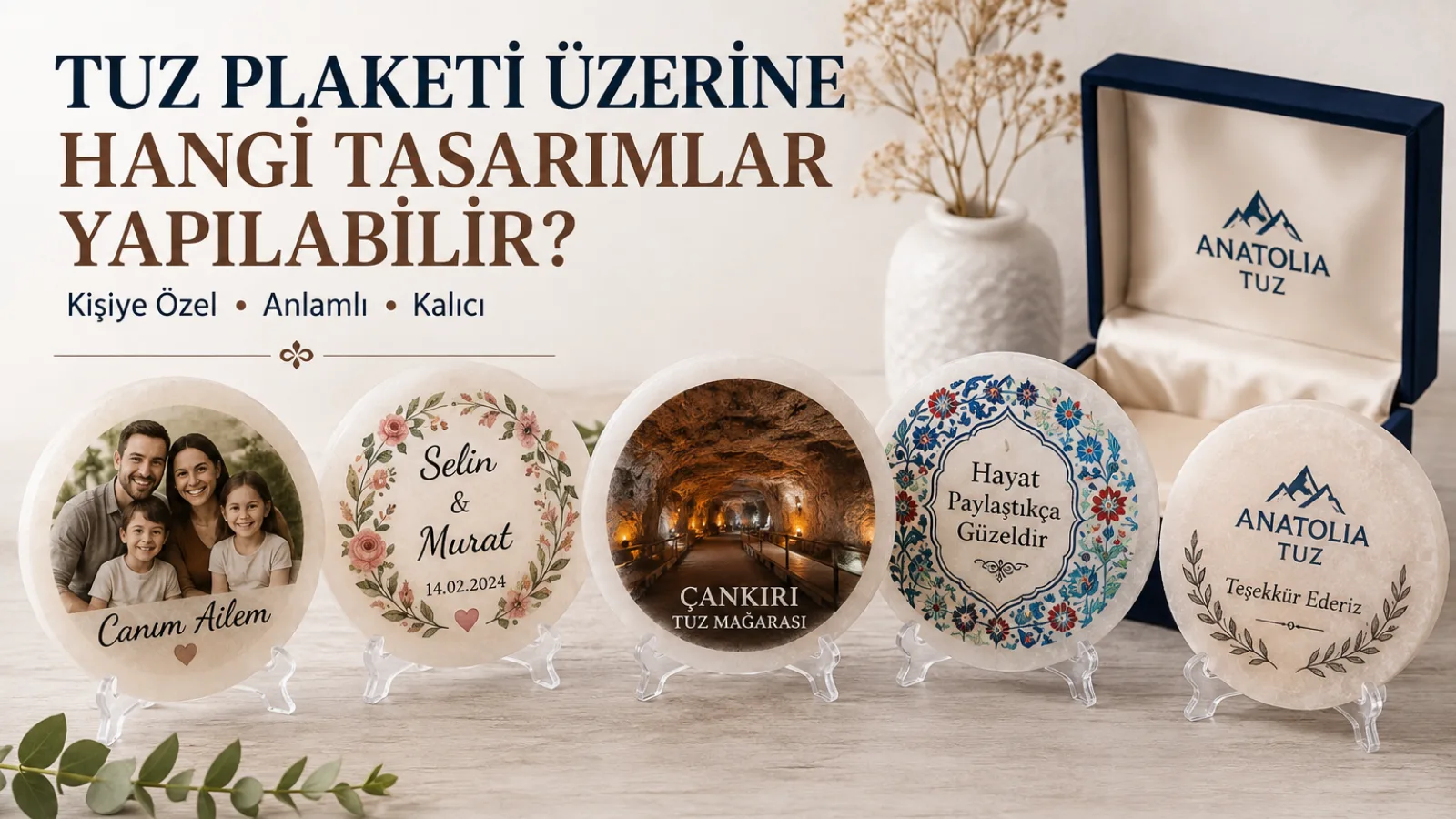 Tuz Plaketi Üzerine Hangi Tasarımlar Yapılabilir?